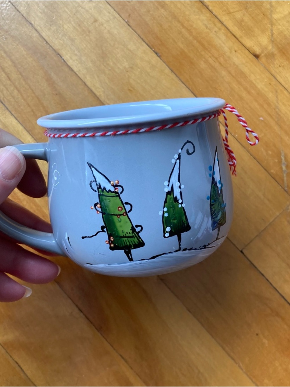 ✴️ Festive Green Tree Ceramic Holiday Mug